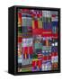 Patchwork Quilt, San Antonio Aguas Calientes, Guatemala, Central America-Upperhall-Framed Stretched Canvas