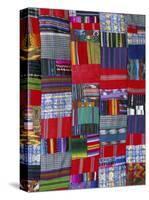 Patchwork Quilt, San Antonio Aguas Calientes, Guatemala, Central America-Upperhall-Stretched Canvas