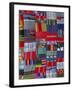 Patchwork Quilt, San Antonio Aguas Calientes, Guatemala, Central America-Upperhall-Framed Photographic Print