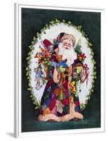 Patchwork Santa-Barbara Mock-Framed Premium Giclee Print