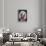 Patchwork Santa-Barbara Mock-Framed Premium Giclee Print displayed on a wall