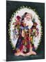 Patchwork Santa-Barbara Mock-Mounted Premium Giclee Print