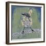 Patchwork Wren I-Grace Popp-Framed Premium Giclee Print