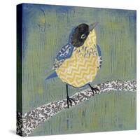 Patchwork Wren II-Grace Popp-Stretched Canvas