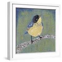 Patchwork Wren II-Grace Popp-Framed Art Print