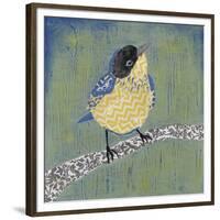 Patchwork Wren II-Grace Popp-Framed Premium Giclee Print