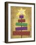 Patchwork Xmas Tree-Margaret Wilson-Framed Giclee Print