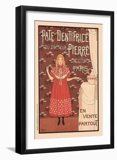 Pate Dentifrice du Docteur Pierre, c.1894-Louis Maurice Boutet De Monvel-Framed Giclee Print