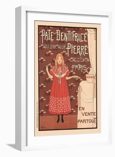 Pate Dentifrice du Docteur Pierre, c.1894-Louis Maurice Boutet De Monvel-Framed Giclee Print