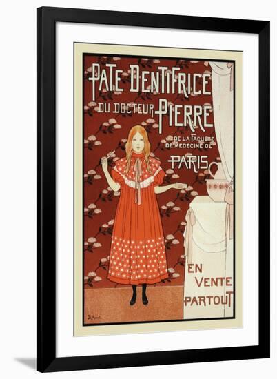 Pate Dentrifice du Docteur Pierre-Louis Maurice Boutet De Monvel-Framed Art Print