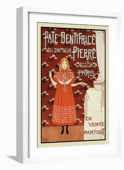 Pate Dentrifice du Docteur Pierre-Louis Maurice Boutet De Monvel-Framed Art Print