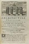 Planche 213 : Plan et coupe de la chapelle du collège des Irlandais , rue des Carmes à Paris-Pate-Giclee Print