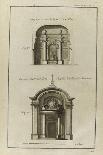 Planche 213 : Plan et coupe de la chapelle du collège des Irlandais , rue des Carmes à Paris-Pate-Framed Giclee Print