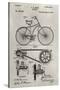 Patent--Bicycle-Alicia Ludwig-Stretched Canvas