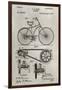 Patent--Bicycle-Alicia Ludwig-Framed Art Print