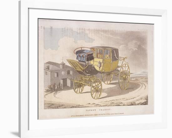 Patent Chariot, 1809-null-Framed Giclee Print