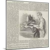 Patent Sewing Machine-null-Mounted Giclee Print