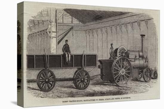 Patent Traction-Engine, Manufactured by Messers Aveling and Porter, of Rochester-null-Stretched Canvas