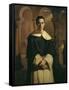 Pater Dominique Lacordaire. 1840-Théodore Chasseriau-Framed Stretched Canvas