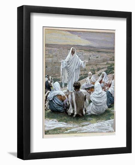 Pater Noster - the Lord's Prayer, Illustration for 'The Life of Christ', C.1886-94-James Tissot-Framed Giclee Print