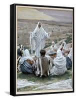 Pater Noster - the Lord's Prayer, Illustration for 'The Life of Christ', C.1886-94-James Tissot-Framed Stretched Canvas