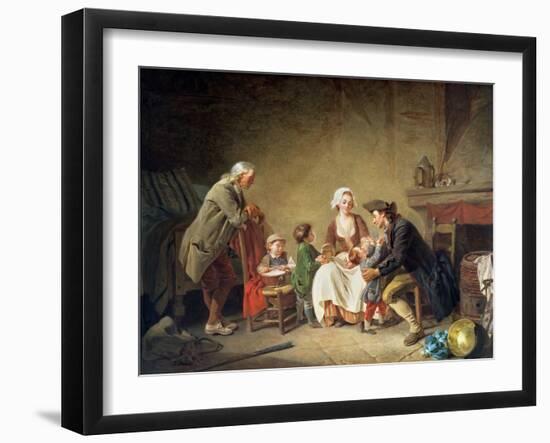 Paternal Love-Etienne Aubry-Framed Giclee Print