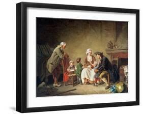 Paternal Love-Etienne Aubry-Framed Giclee Print