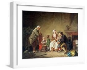 Paternal Love-Etienne Aubry-Framed Giclee Print