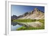 Paternkofel, Bšdensee Lakes, South Tyrol, the Dolomites Mountains, Italy-Rainer Mirau-Framed Photographic Print