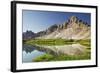 Paternkofel, Bšdensee Lakes, South Tyrol, the Dolomites Mountains, Italy-Rainer Mirau-Framed Photographic Print