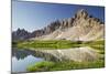 Paternkofel, Bšdensee Lakes, South Tyrol, the Dolomites Mountains, Italy-Rainer Mirau-Mounted Photographic Print