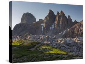 Paternkofel, Zwšlferkofel, South Tyrol, the Dolomites Mountains, Italy-Rainer Mirau-Stretched Canvas