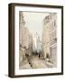 Paternoster Row, City of London, 1851-Thomas Colman Dibdin-Framed Giclee Print
