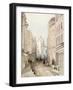 Paternoster Row, City of London, 1851-Thomas Colman Dibdin-Framed Giclee Print