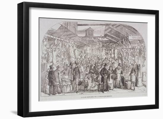 Paternoster Square, London, C1850-NE Boadle-Framed Giclee Print