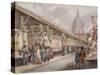 Paternoster Square, London, C1860-null-Stretched Canvas