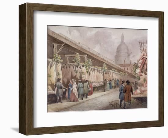 Paternoster Square, London, C1860-null-Framed Giclee Print