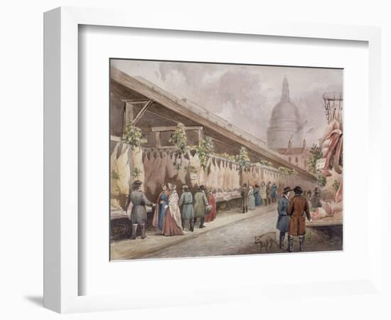 Paternoster Square, London, C1860-null-Framed Giclee Print