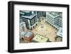 Paternoster Square, London. it is an Urban Development next to St Paul's Cathedral in the City of L-Luciano Mortula - LGM-Framed Photographic Print