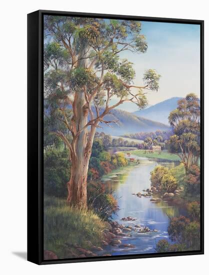 Paterson Pastoral-John Bradley-Framed Stretched Canvas