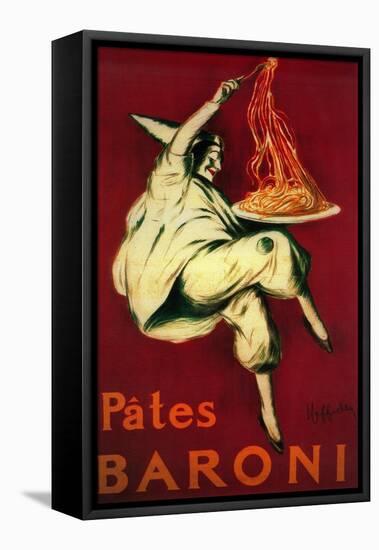 Pates Baroni Vintage Poster - Europe-Lantern Press-Framed Stretched Canvas