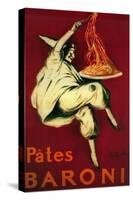 Pates Baroni Vintage Poster - Europe-Lantern Press-Stretched Canvas