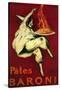 Pates Baroni Vintage Poster - Europe-Lantern Press-Stretched Canvas