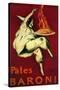 Pates Baroni Vintage Poster - Europe-Lantern Press-Stretched Canvas