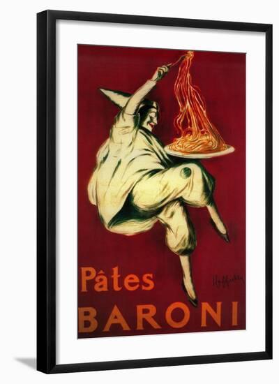 Pates Baroni Vintage Poster - Europe-Lantern Press-Framed Art Print