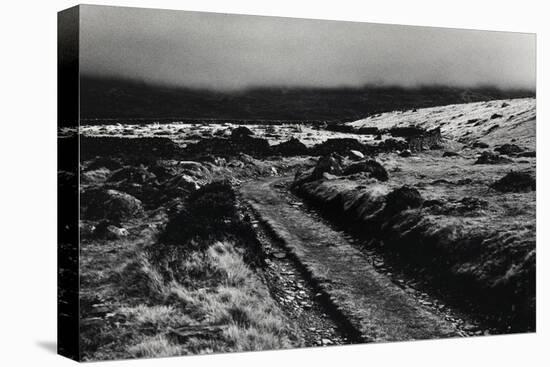 Path Above Talybont, Mist Drovers Roads, Wales-Fay Godwin-Stretched Canvas