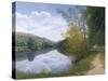 Path Along the River-Arzt-Stretched Canvas