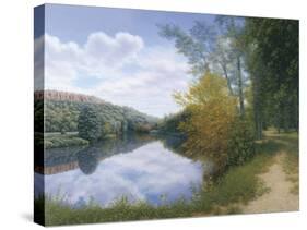 Path Along the River-Arzt-Stretched Canvas