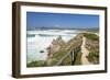 Path Along the West Coast at the Beach of Rena Maiore, Sardinia, Italy, Mediterranean, Europe-Markus Lange-Framed Photographic Print