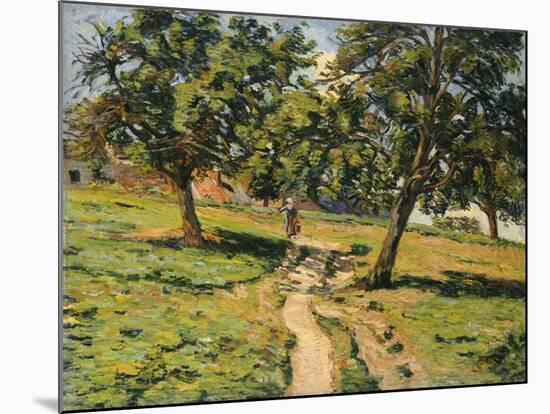 Path at Damiette, C.1886-Jean Baptiste Armand Guillaumin-Mounted Giclee Print